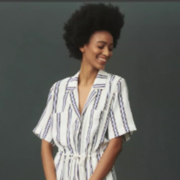 Brand New Tracy Reese Striped Jumpsuit - Picture 4 of 7